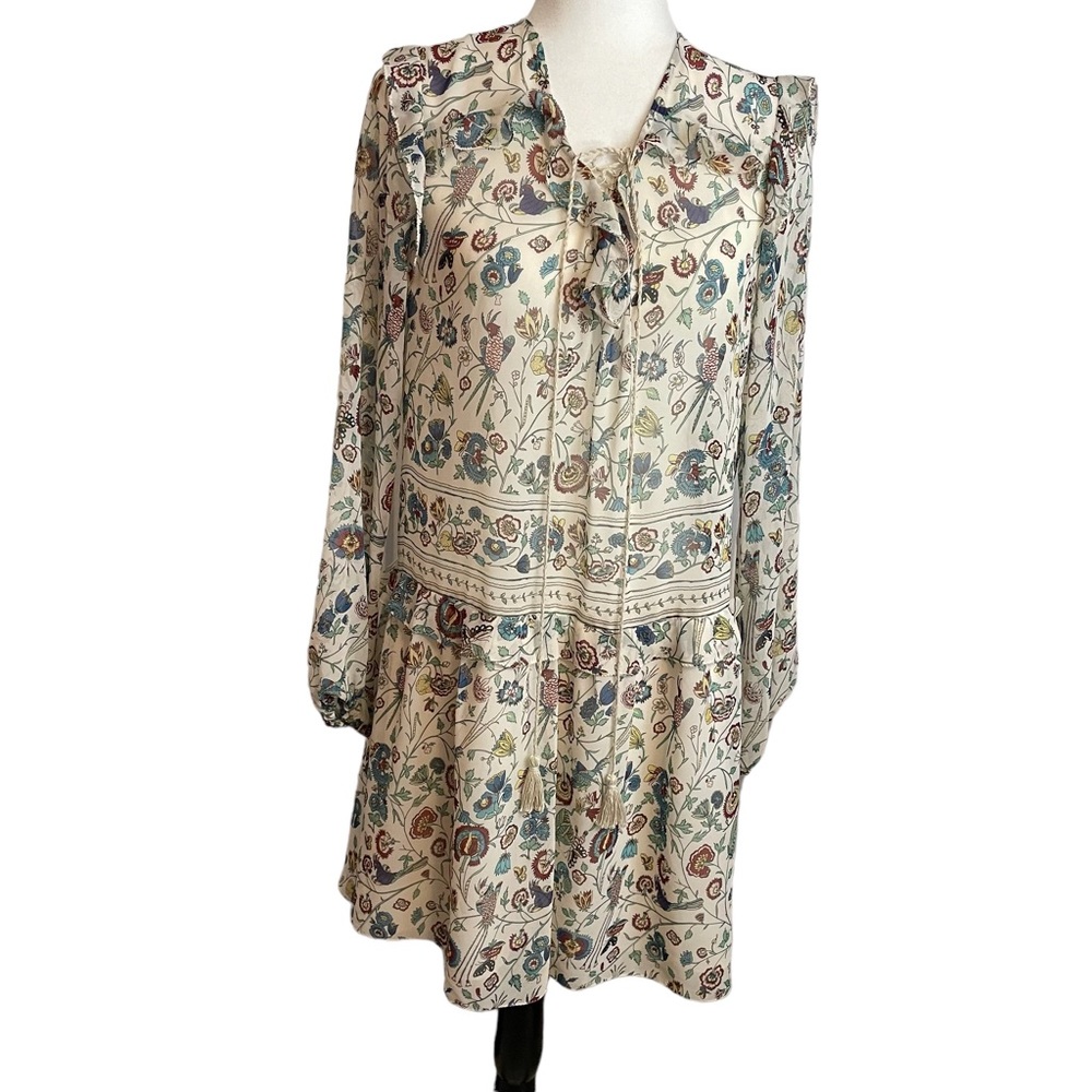 Ladies Max Studio NWT tunic /dress. Skirt is lined Lacing in front - size M
